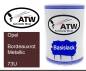 Preview: Opel, Bordeauxrot Metallic, 73U: 500ml Lackdose, von ATW Autoteile West.